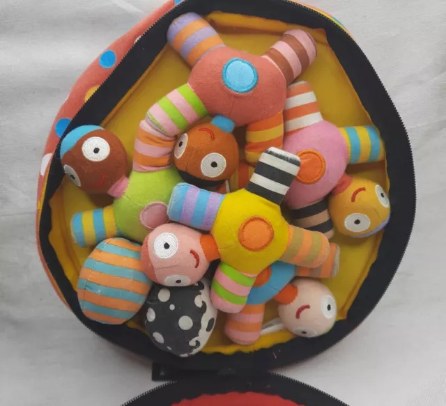 Zolo Kushies Stacrobats Set Sensory Play Circus Monster Moma Fat Brain Doll Toy