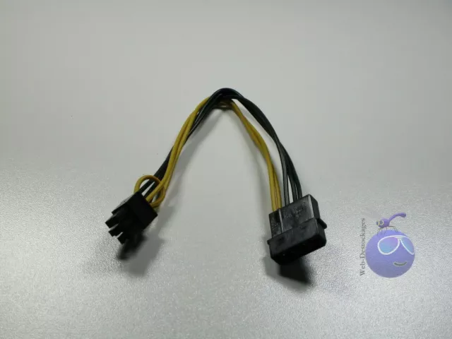 Câble Adaptateur interne alimentation Molex PCIe 6 pin