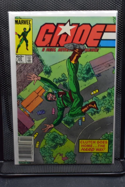G.I. Joe A Real American Hero #20 Newsstand Marvel 1984 Snake Eyes Cobra 9.0