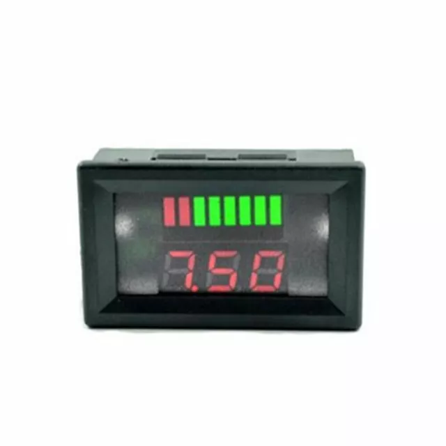 1x 12-60V / 72V Charge Level Indicator Voltmeter Lithium/Lead-acid Battery