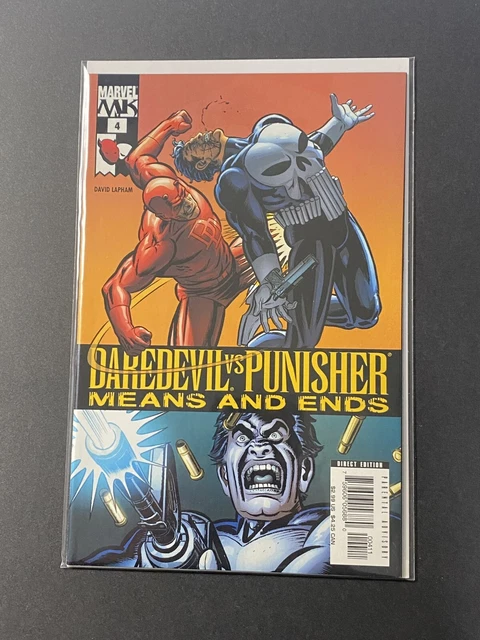 Marvel Comic Books Daredevil VS Punisher: Means and Ends #4