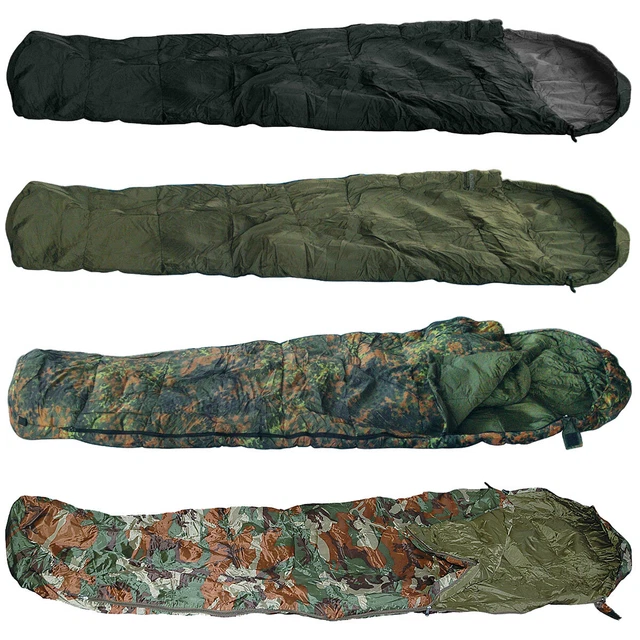 Schlafsack 2 Personen Original Bundeswehr Mumienschlafsack Größe 2 - Gebraucht, Aber Robust & Warm Bw Schlafsack