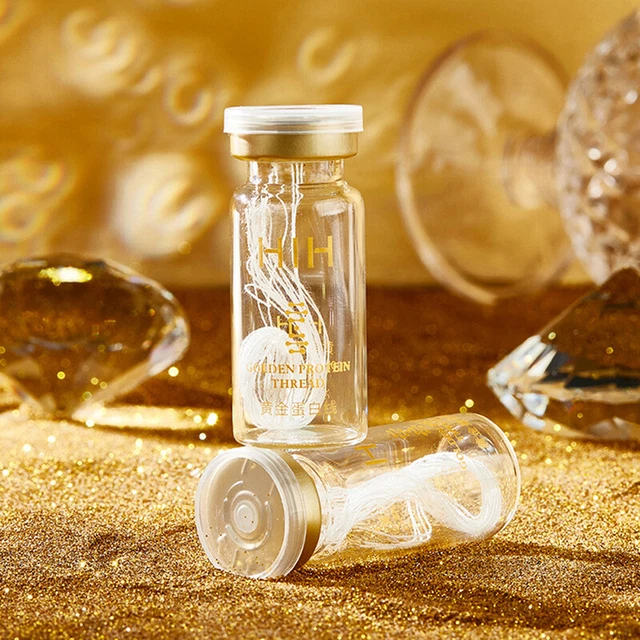 20 Linien Faden No Needle Seidenfibroin Linienessenz Kollagenfaden Facelift_B ba