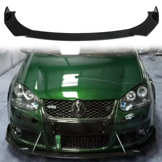 Schwarz Spoilerschwert Frontspoiler Lippe Für VW Golf GTI MK5 MK6 MK7 MK7.5