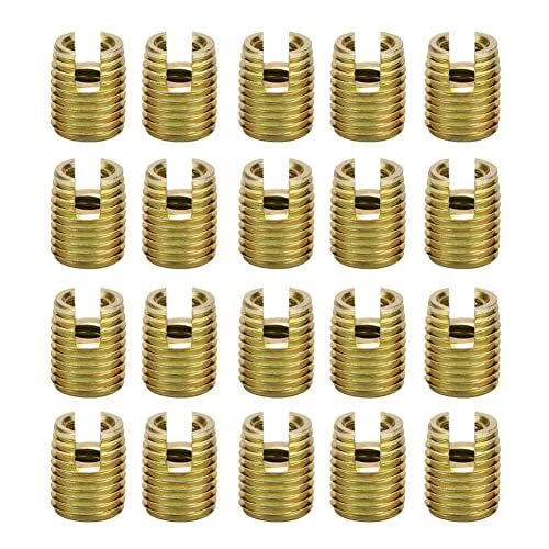 Akozon Inserto Filettato Autofilettante 20pz Inserti Filettati 302 Viti (z3E)