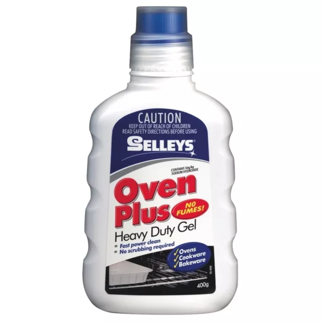 OVEN CLEANER Selleys OVEN PLUS Heavy Duty Gel 400g OVEN & Cookware Cleaner