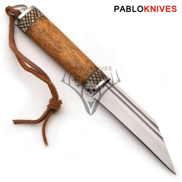8.5" Custom Hand Forged J2 Steel Hunting  Huntsman Hadseax Knife