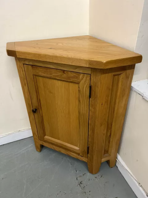 Solid Oak Corner Unit