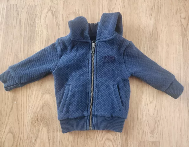 Country Road Baby Navy Quilted Jacket Size 00