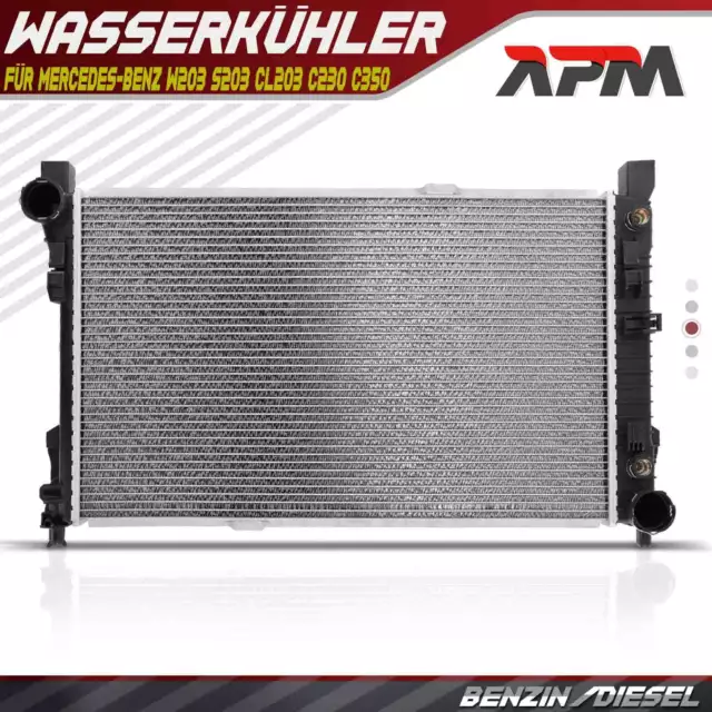 Kühler Wasserkühler Motorkühler für Mercedes-Benz W203 S203 CL203 C230 C350