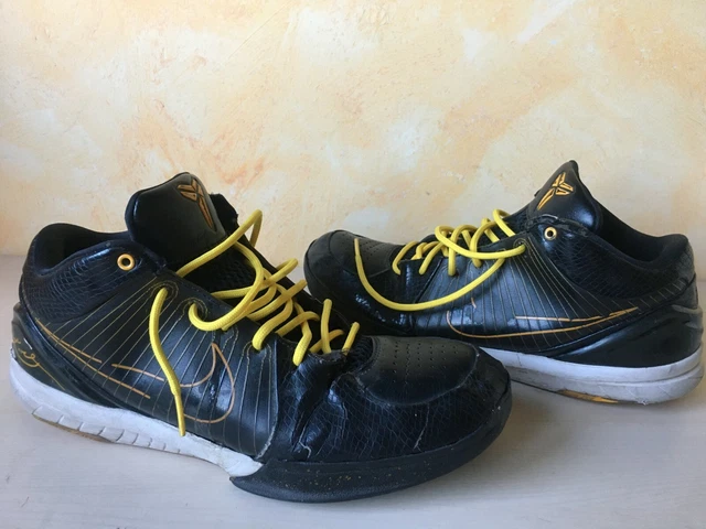 SCARPE SHOES NIKE KOBE 5 vintage  KOBE BRYANT NERO giallo TAGLIA : 45