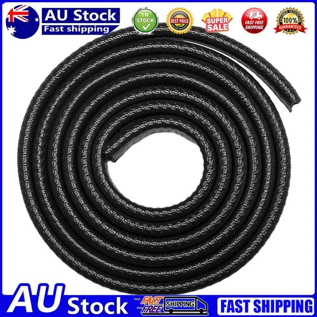 5m Car Door Anti Collision Strip with Steel Disc Scratch Protector (Black)