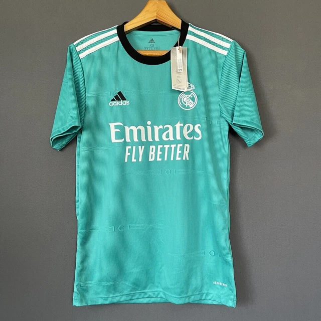 MAILLOT REAL MADRID 2021 22 Troisi me Taille Xs Hommes Football