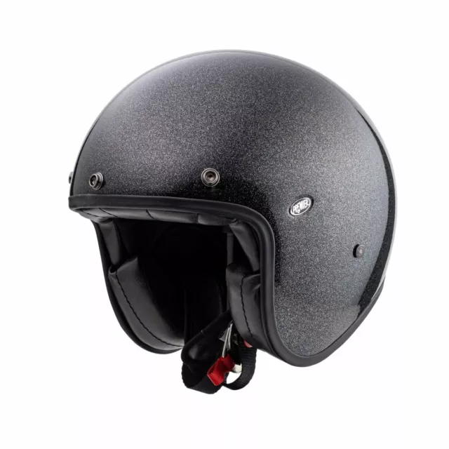 Casco Helmet Jet In Fibra Le Petit Classic Evo U9 Glitter Premier Size Xs
