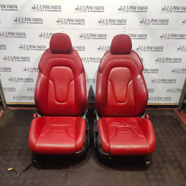 AUDI TT MK2 S Line Coupe Red Leather Seat Set W Doorcards 2006 2011 Non Heated 400.00 PicClick UK