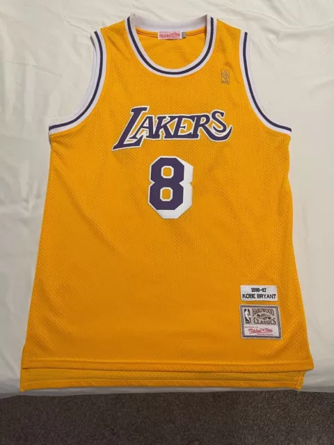 NEW Clot x Mitchell & Ness Kobe Bryant Lakers Throwback Jersey Authentic  Size 2X