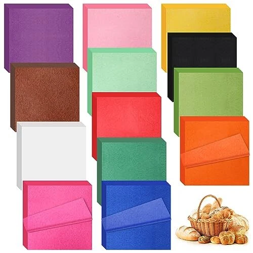 1040 Sheets Deli Paper Sheets Assorted Color Sandwich Wrap Paper Sheets 12 x