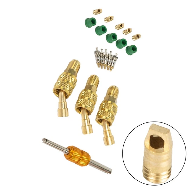 Kit d'adaptateur R410A, adaptateur mini split 5/16 à 1/4, raccord de