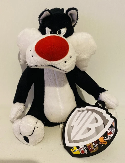 BRAND NEW WB Looney Tunes SYLVESTER The Cat 17.5cm Plush Toy $18.95 ...