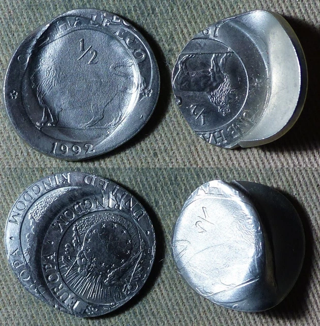 Error : Europa Pattern 1992 UK 1/2 Ecu Chain Strike B/S + O/C IREC1359