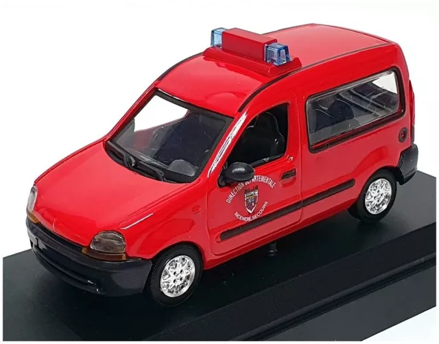 Solido 1/43 Scale 4812 - Renault Kangoo Fire Car Pompiers - Red