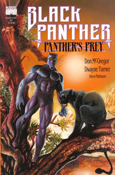 BLACK PANTHER PANTHER'S PREY #1 VF/NM Prestige, Marvel Comics 1991 Stock Image