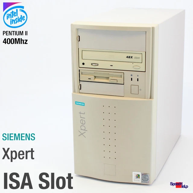 2 Ordinateurs Vintage Commate S7AX - Slot ISA, Processeur AMD K6-2 300MHz - Occasion