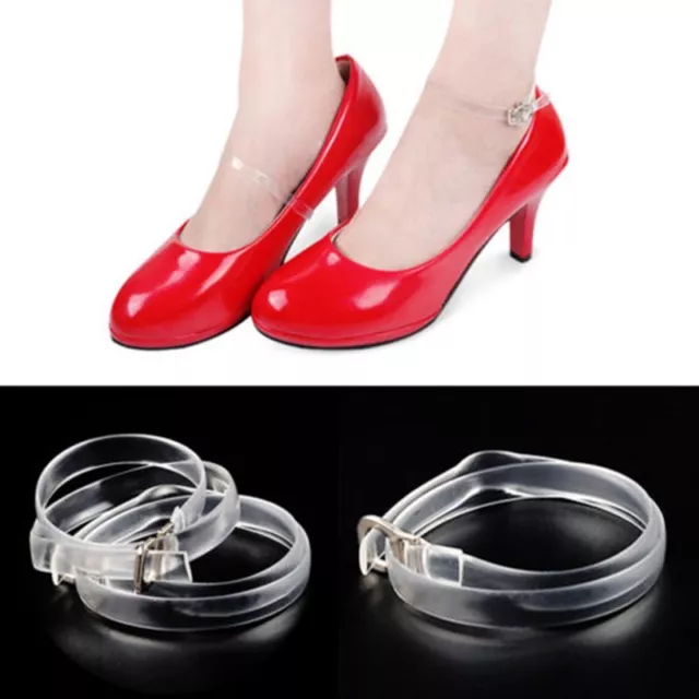 1 Paire D��tachable Transparent Silicone Chaussure Bracelet pour Tenant Ample