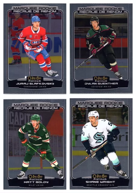 22/23 2022 O-Pee-Chee Platinum Base Marquee Rookies 201-300 - Pick Your Card