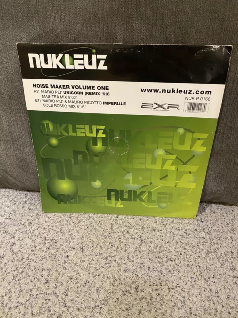 Noise Maker Volune One Vinyl - Nukleuz Records - Mario Piu