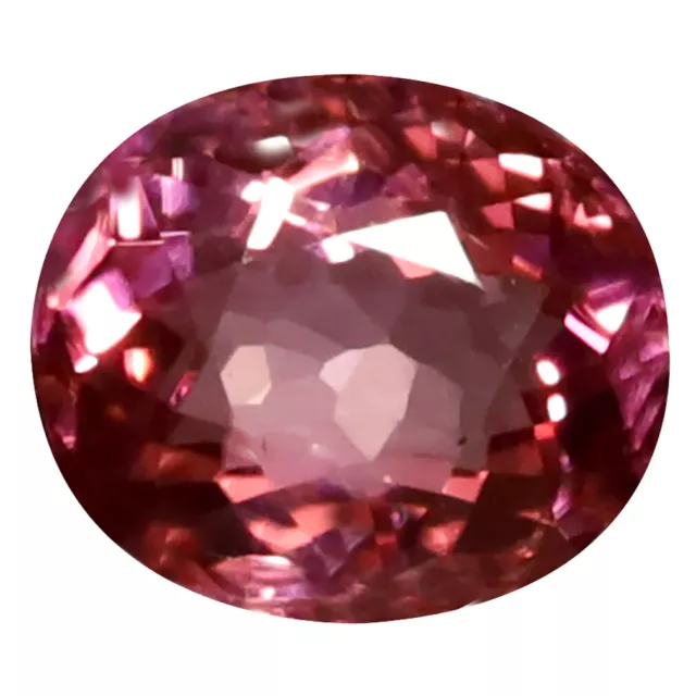 0.90 CT Joli Coupe Ovale (7 X 6 MM ) Mozambique Rose Tourmaline Gemmes