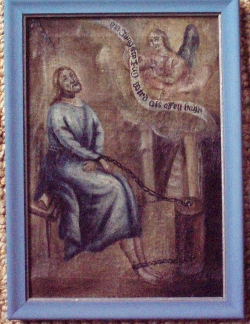 Geheime Leiden Christi Gnadenbildkopie Gruftkirche in München Ölgemälde um 1750