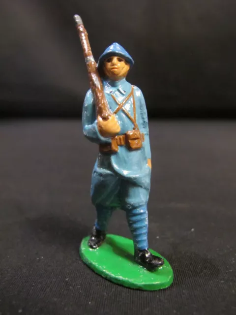 Quiralu WW1 - Poilus au Défilé Fusil à l'Epaule - Figurine Aluminium