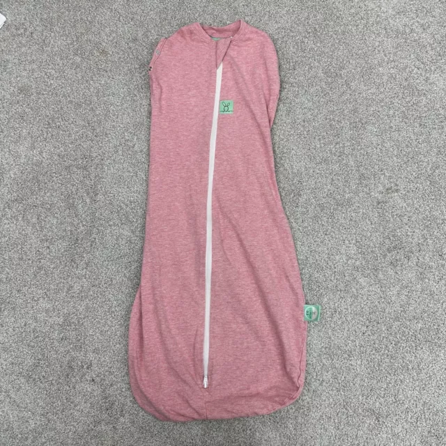 Ergo Pouch Australia Bebé Saco de Dormir 0,2 tog Rosa Cremallera Bebé Talla 3-12 Meses