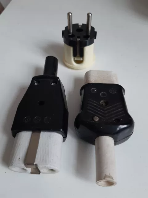 Hot unit connector heaters heat-resistant ceramics old GDR 60 / 70 century