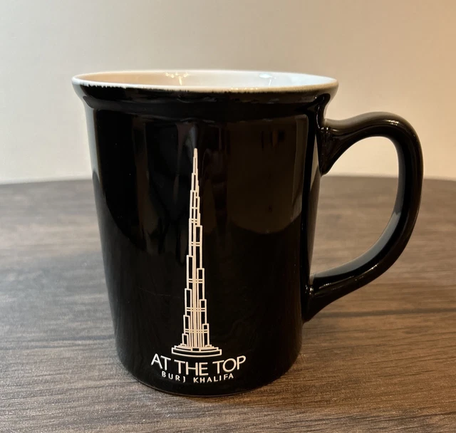 BURJ KHALIFA DUBAI 'At The Top' Large Coffee Mug Cup