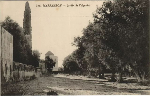CPA AK Marrakech - Marrakesh - Jardin de l'Aguedal MOROC (1082823)