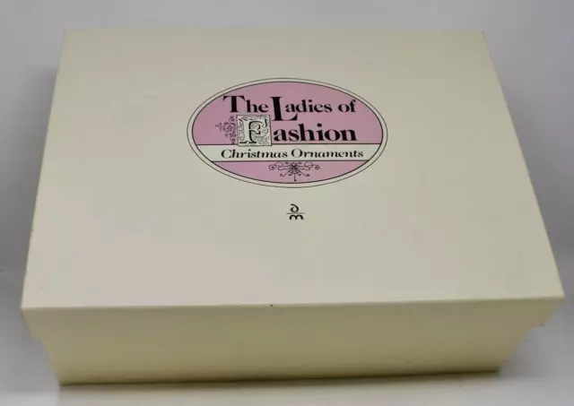 Danbury Mint The Ladies of Fashion Set of 25 Christmas Ornaments in Original Box