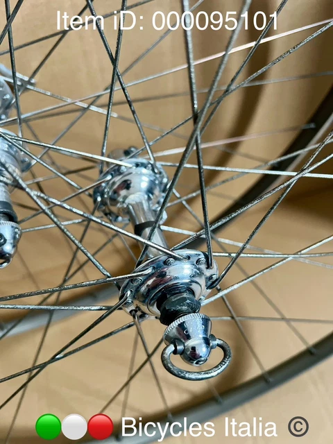 campagnolo ambrosio record ruote bici 9 velocità vintage + Hutchinson