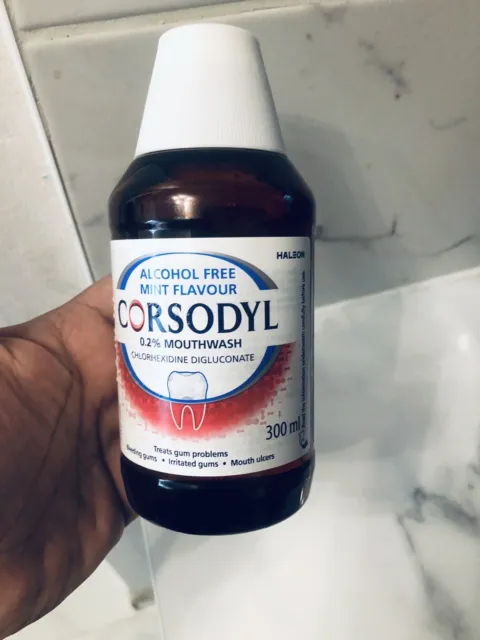 Corsodyl Alcohol Free Antibacterial Mouthwash - 300ml