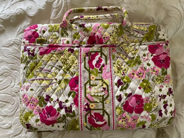 VERA BRADLEY LAPTOP ORGANIZER in MAKE ME BLUCH PATTERN NWOT RETIRED