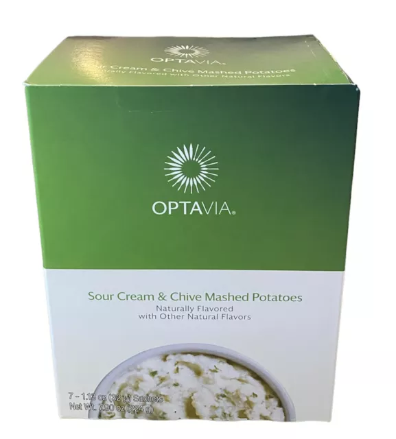 Optavia Fuelings puré de papas crema agria y cebolla 7 paquetes mejor para el 25/05/2024