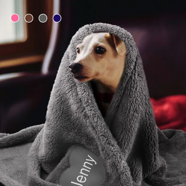 Manta personalizada para perro perro gato alfombra manta lana suave felpa para dormir