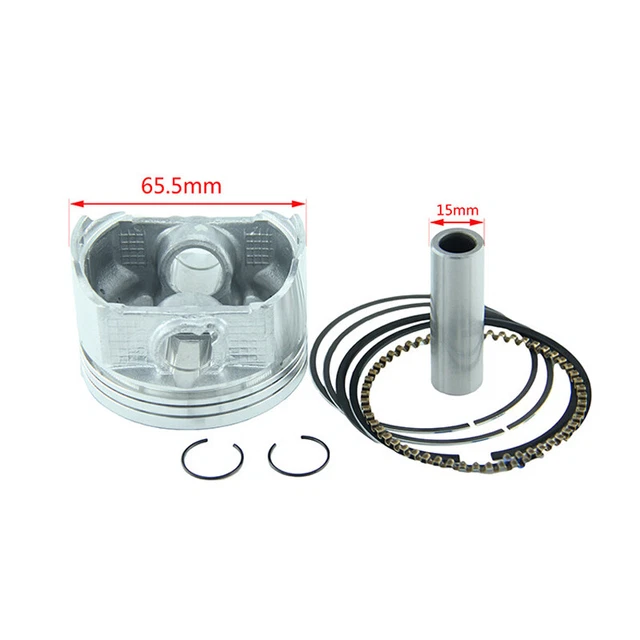 Universal 65.5mm 15mm Pin Piston Rings Kit 250cc Engine Quad Dirt Bike ATV Set