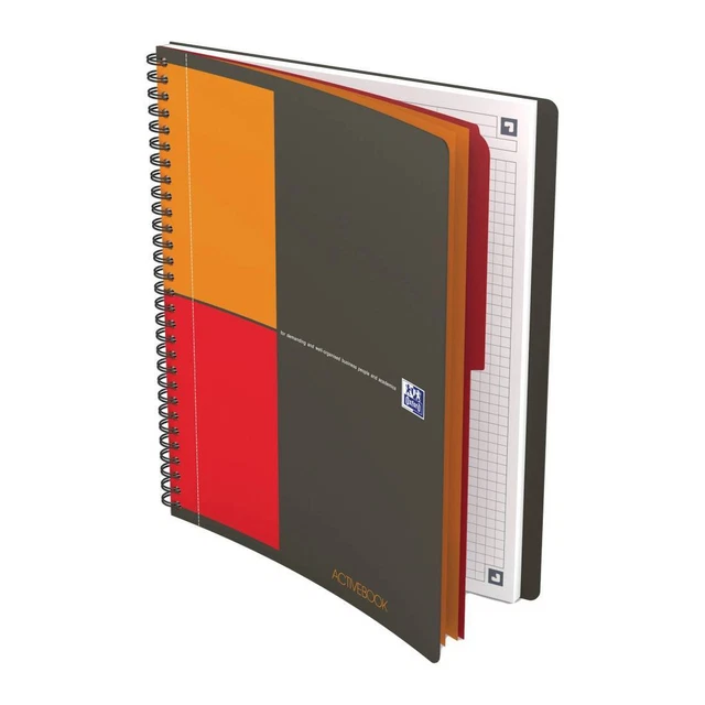 Blocco spiralato International Favorit - formato Notebook - 18 x 25cm - 80gr - 8