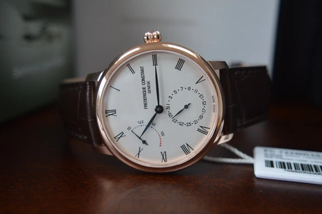 Frederique Constant SlimLine Gangreserve Automatikuhr FC-723WR3S4 £3.495 UVP