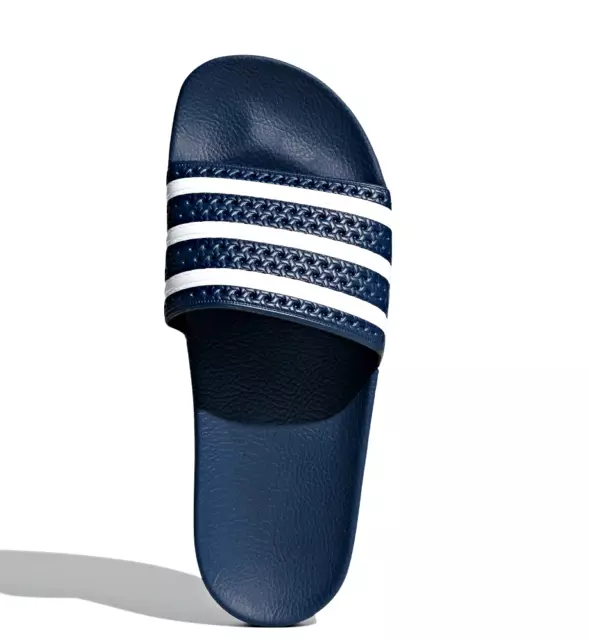 New Adidas Originals Men's Adilette Trefoil Slides ~Size 10  #288022 Blue
