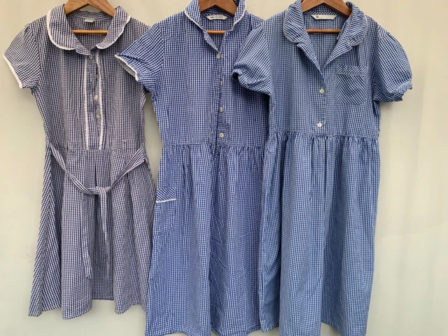 Pacchetto X 3 abiti estivi scuola età 11-12 anni denim blu TU BHS M&S
