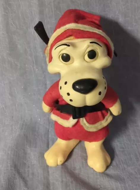 Vintage RDF Deputy Dog Piggy Bank Coin Savings Christmas Santa Dog 9" Tall 1968