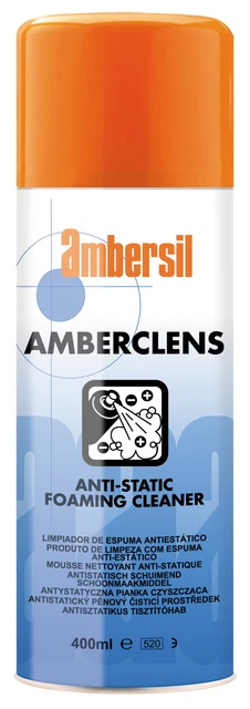 Ambersil 31592 Amberclens Pulitore schiuma antistatico 400 ml confezione da 3